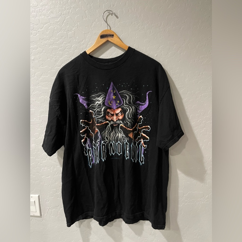 Vintage Thunder Sportswear “Fear No Evil” Wizard Shirt Size XL